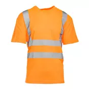 Odsevna delovna majica Brixton Flash oranžna - S