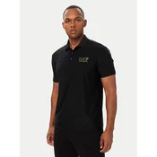 EA7 Emporio Armani Polo majica 7M002256 AF26529 UC001 Črna Regular Fit