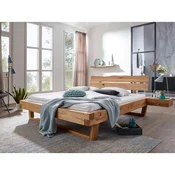 Livetastic POSTELJA IZ TRAMOV 180 cm x 200 cm , les divji hrast