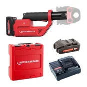 ROTHENBERGER ROMAX COMPACT III Osnovni set, Baterijsko orodje za stiskanje 2x2Ah, EU, CAS