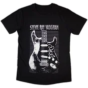 Stevie Ray Vaughan Guitar Black XL Majica