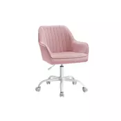 Songmics Pisarna stol 64x62x80-90 cm roza