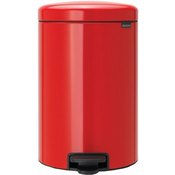 Brabantia Kanta za smece s pedalom Newicon 20 L s plasticnim unutarnjim dijelom - Passion Red