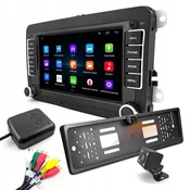 shumee Avtoradio 7021A 2/32 GB 2DIN GPS Android 12 VAG Kamera za vzvratno vožnjo WiFi