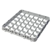 Nastavek košare half drop 500x500 mm siv, model E2, Cambro, število predelkov: 36 (6x6), mere predelka: 73x73 mm, svetlo siv, 499x499x(V)51 mm