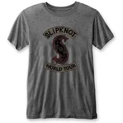 Slipknot World Tour (Burnout) Charcoal Grey L Majica