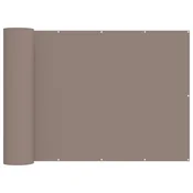 Vidaxl Zaslon za zasebnost na balkonu 200 x 600 cm Blago s PU prevleko