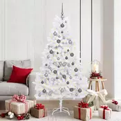 Umjetno božicno drvce Bijelo 90 x 90 x 180 cm PVC i metal