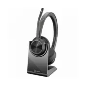Plantronics Voyager 4320 UC Bluetooth Headset, USB-C, Charge Stand