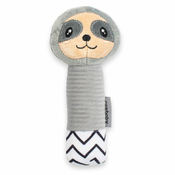 NEW BABY Otroška piščalka plišasta igrača z zobotrebcem Sloth