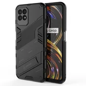 GS Ovitek za Realme 8i, vojaško stojalo, črn