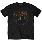 Def Leppard Vintage Circle Black XL Majica