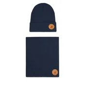 Beverly Hills Polo Club Komplet kapa in bandana CEO-BHPC-ACCCS-02 Mornarsko modra