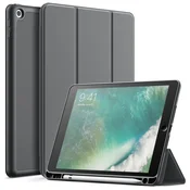 Ovitek JETech za iPad 9,7 (5./6. gen., 2017/2018) z držalom za svinčnik – temno siva
