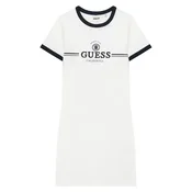 Guess Vsakodnevna obleka J6GK26 KCQX1 Bela Slim Fit