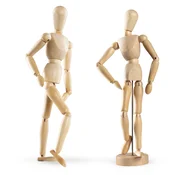 LESENA LUTENKA ZA SKICIRANJE FIGURE BODY KUN ZA UČNI MODEL 30 cm