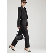 Calvin Klein Hlače iz tkanine LV044F659G Črna Straight Fit