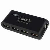 USB Hub Logilink USB 2.0 4-Port ext black