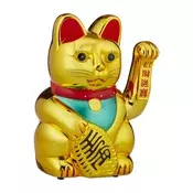 Northix XXL Maneki Neko mahajoča mačka dekorativna figurica za srečo