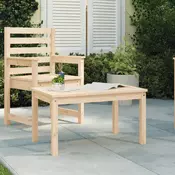 Vidaxl vidaXL Vrtna miza, 82,5 x 50,5 x 45 cm, masivni borov les