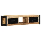 Vidaxl TV omarica 100x30x25 cm Masivni neobdelan les Mango
