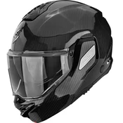 Scorpion EXO-TECH II Carbon Solid preklopna motociklisticka kaciga crna
