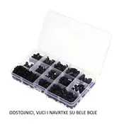 Odstojnici vijci i navrtke M3 plasticni, set 780/1