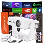 Zenwire Zenwire PrimeView IMC260 mini prenosni projektor Android 14, WiFi 6, Bluetooth, 350 ANSI, HD 720p, podpora 4K, USB-C 45W, (5000193570)