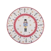 Rdeča okrogla preproga z božičnim motivom o 160 cm Toys Delight Nutcracker – Villeroy&Boch