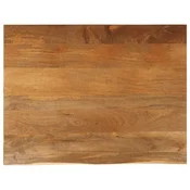 Stolna ploca sa živim rubom 110x80x2,5cm od masivnog drva manga