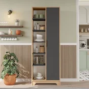 Hanah Home Multifunkcionalna komoda, Antracit