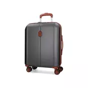 Joummabags EL POTRO Ocuri Grey, ABS Potovalni kovček 55x40x20cm, 38L, 5128721 (majhen)