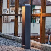 Lindby Emima LED luč za osvetlitev poti, 80 cm, antracit, aluminij - Sodobni - Kovina
