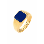 KUZZOI Prstan Enamel temno modra/zlata