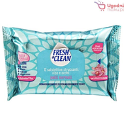 FRESH & CLEAN ROBČKI ZA ODSTRANJEVANJE LIČIL 12 KOS