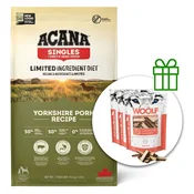 ACANA Singles Yorkshire Pork 11,4 kg + 3x priboljški BREZPLAČNO