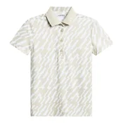Ženska majica J.Lindeberg Tour Tech Print Polo Oak Island Fossil M