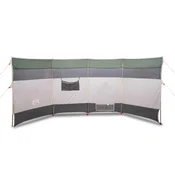Vidaxl Vetrobran za kampiranje zelen 366x152x152 cm vodoodporen