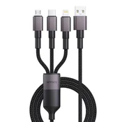 Kabl USB U87 3in1 Type USB A to Micro/Type C/Lightning ( 112669 )