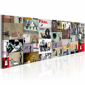Slika - Art of Collage: Banksy II 120x40
