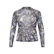 KAFFE CURVE Majica johanna indigo/mešane barve