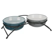 Trixie Keramicke posude sa postoljem Eat on Feet - 2 x 1.6 l