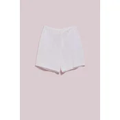 WOMENS SHORTS L-SH-4020 WHITE
