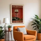 Wallity Dekorativna uramljena slika, 55x75cm, Šarena