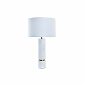 Stolna svjetiljka DKD Home Decor Bijela zlatan Metal Mramor 50 W 220 V 41 x 41 x 76 cm
