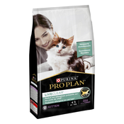 Pro Plan suha mačja hrana + 6 x 85 g mokre hrane gratis! - LiveClear Kitten puran (1.4 kg) + Piščanec (6 x 85 g)