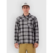 Mons Royale At Merino Flannel Shirt black