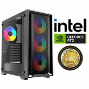 Racunalo INSTAR Gamer Prime, Intel Core i5 11400 up to 4.4GHz, 16GB DDR4, 500GB NVMe SSD, NVIDIA GeForce RTX3050 6GB, No ODD, 5 god jamstvo