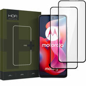 2X ZAŠČITNO STEKLO HOFI GLASS PRO+ 2-PACK MOTOROLA MOTO G24/G24 POWER/G04 BLACK