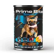 PRIME PRIME BITE Monoproteinska puranja s bučo - Mokra hrana za pse - 400 g